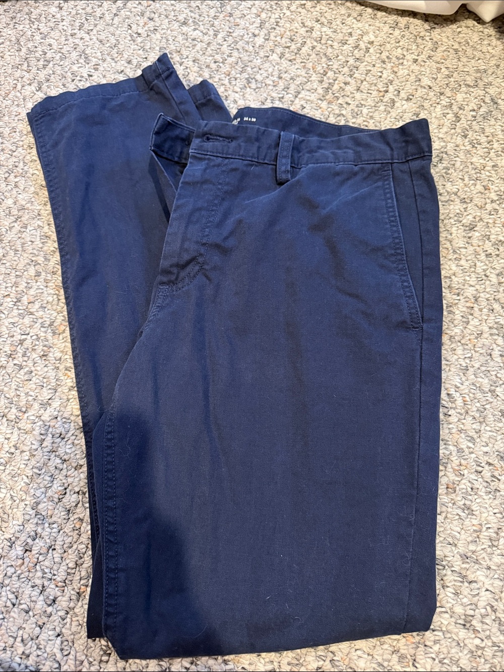 Old Navy Dark Navy Chinos - Straight Fit